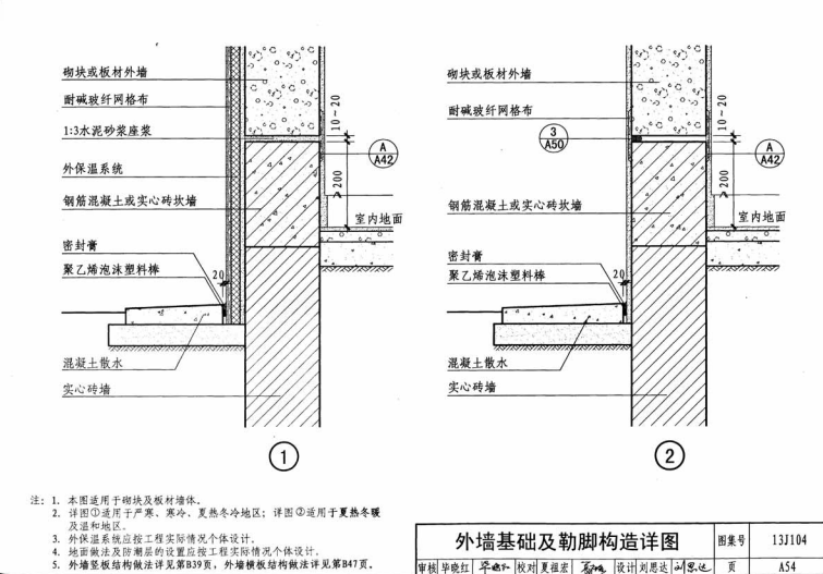 alc外墻板勒腳構(gòu)造做法